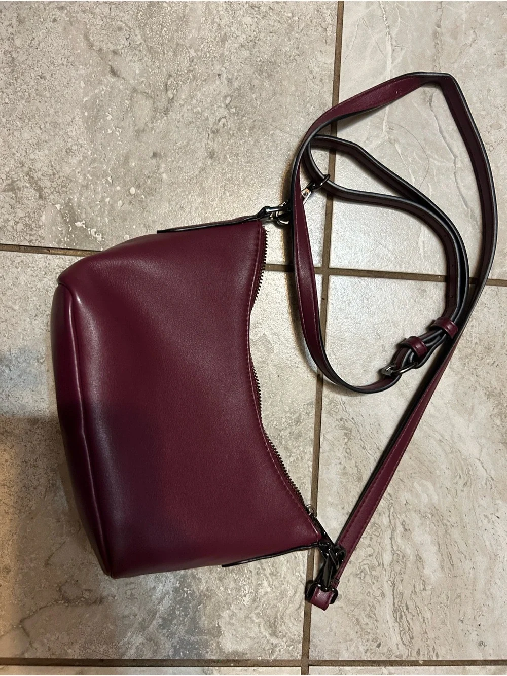 a new day Plum color crossbody bag
